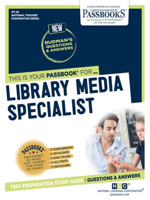 cover image of MEDIA SPECIALIST--LIBRARY & AUDIO-VISUAL SVCS. (LIBRARY MEDIA SPECIALIST)